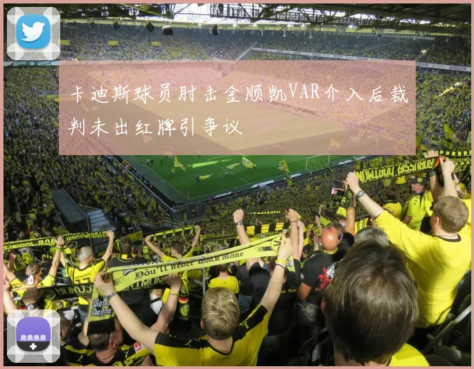 卡迪斯球员肘击金顺凯VAR介入后裁判未出红牌引争议